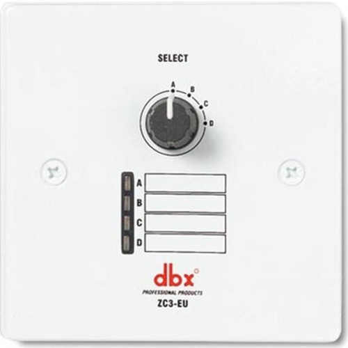DBX ZC3 Wall Mnt Prgm Selecter Zone Controller
