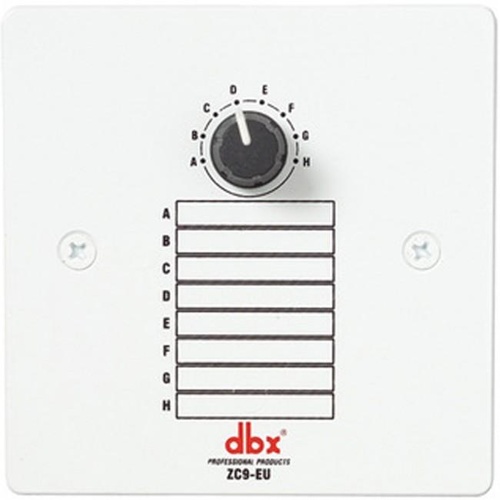 DBX ZC9 Wall Mnt 8 Position Zone Controller