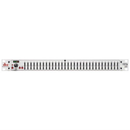 dbx 131S Single 31-Band Graphic Equalizer - Professional Sound Reinforcement, Rugged Design, Easy Controls, Ideal for Studios & Touring