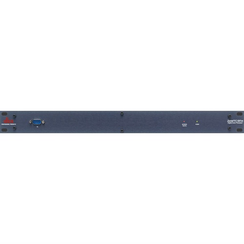 DBX 640M 6X4 Digital Zone Processor with 6 Inputs, 4 Outputs, Mic Gain Control, Fixed I/O, and Configurable Processing