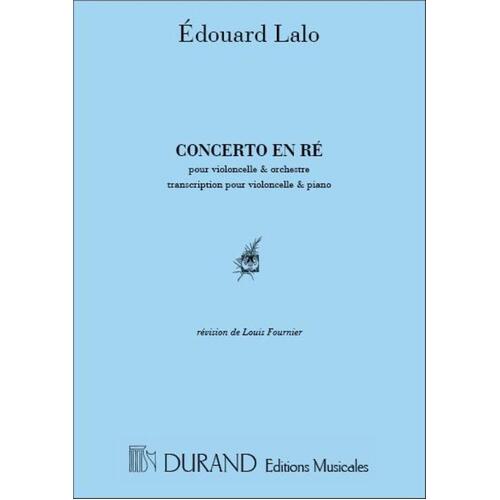 Lalo - Concerto In D Minor Cello/Piano (Softcover Book)