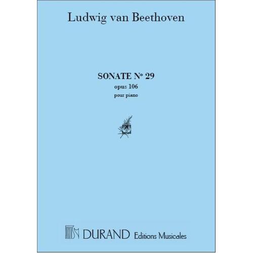 Beethoven - Sonata No 29 Op 106 Piano (Softcover Book)
