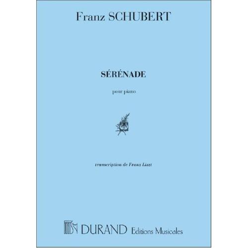 Schubert - Serenade For Piano Arr Liszt Book