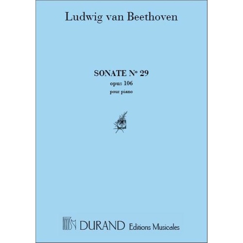 Beethoven - Sonata No 29 Op 106 Piano Book