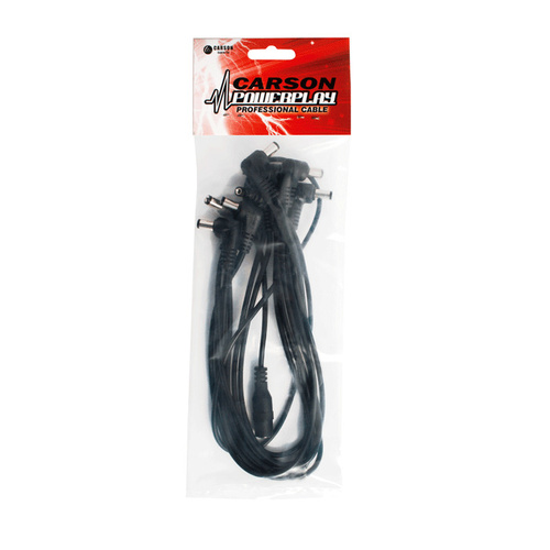 CARSON POWERPLAY - Daisy Chain DC8 Power Cord / Cable / Lead  Low Noise