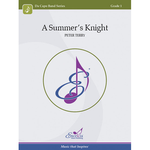 A Summer's Knight CB Gr 1 by Terry Peter - Concert Band Sheet Music Clearance
