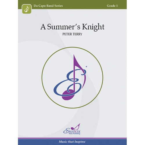 A Summer's Knight Concert Band Sheet Music Grade 1 by Terry Peter