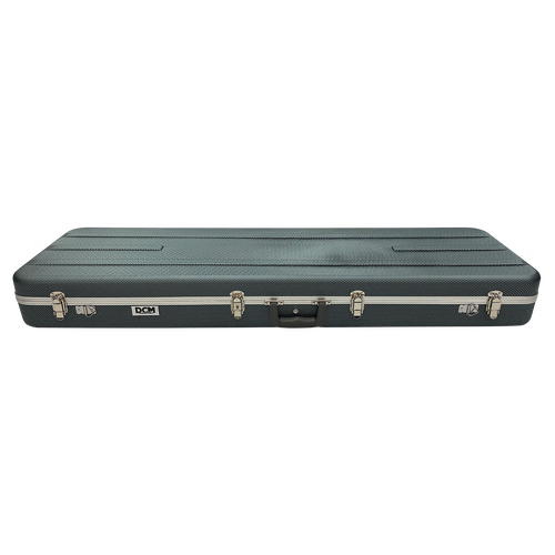 DCM BC2C ABS / Fibre Deluxe Electric Bass Case Dark Silver Lining