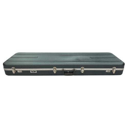 DCM BC2C ABS / Fibre Deluxe Electric Bass Case Dark Silver Lining