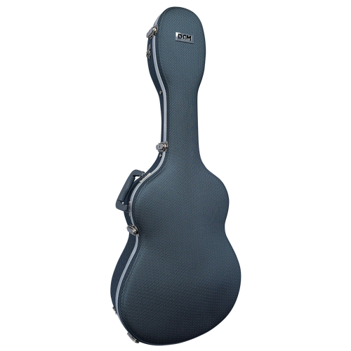DCM CC2C Deluxe Classical Guitar Case - Slate Blue ABS/Fibre with Plush Lining and Chrome Hardware