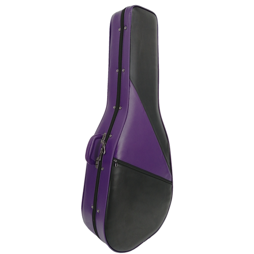 DCM Deluxe DXCP Black / Purple Lightweight Foam Classical Guitar Case