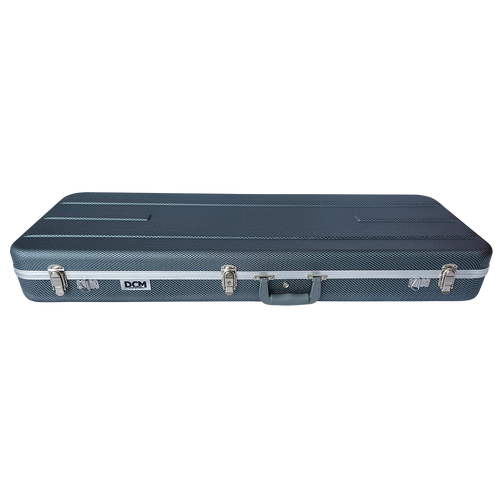 DCM EC2C Deluxe ABS/Fibre Electric Guitar Case with Dark Silver Lining