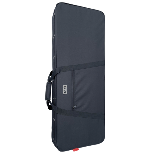 DCM Premium PFE Lightweight Electric Guitar Case with Nylon Cover and Plush Velvet Interior