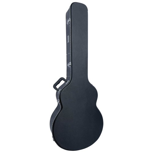 DCM WAB1 Acoustic Bass Wood Case with Black Plush Lining and Chrome Hardware