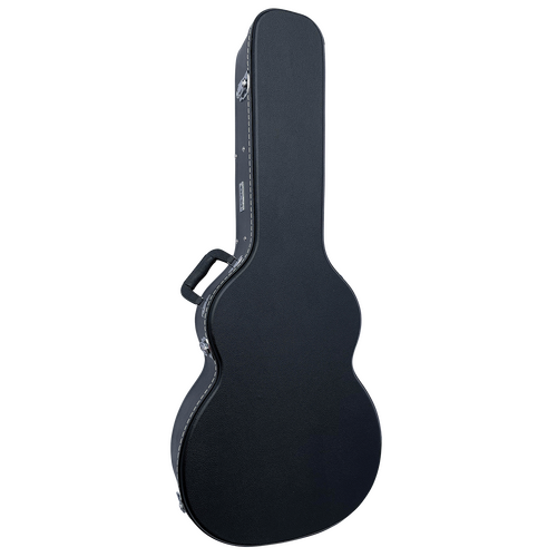 DCM WCC1 Wood Classical Guitar Case with Black Plush Lining and Chrome Hardware