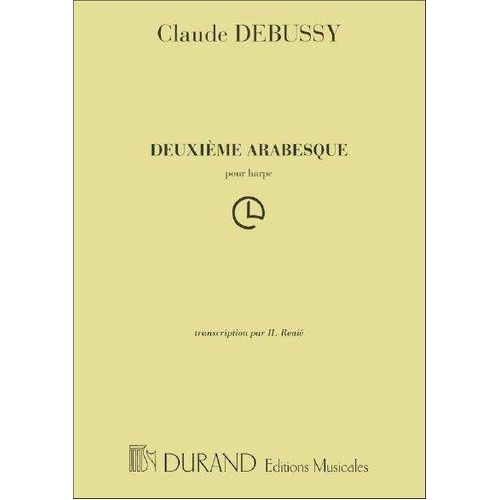 Arabesque No 2 for Harp by Claude Debussy - Durand Editions Musicales, 1 Page