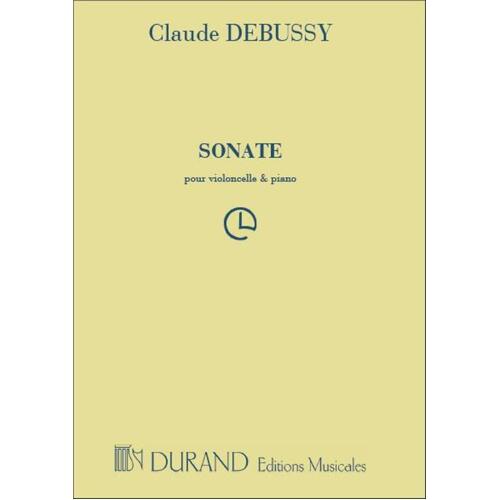 Debussy - Sonata D Minor For Cello/Piano (Softcover Book)