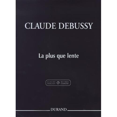 Debussy - La Plus Que Lente For Piano (Softcover Book)