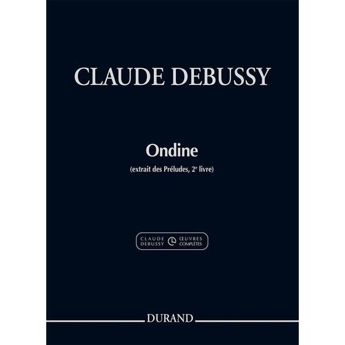 Debussy - Ondine (Softcover Book)
