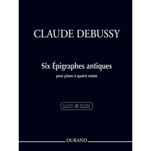 Debussy - Six Epigraphes Antiques Piano Duet Book