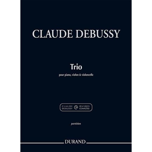 Debussy - Trio Piano/Violin/Cello Book