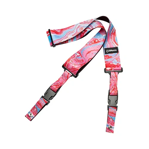 Dimarzio Steve Vai Clip Lock Strap - Blue Cherry Universe