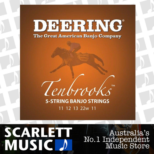 Deering Tenbrooks 5-String Banjo Strings 11 - 22