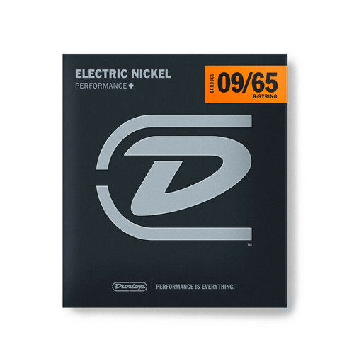 Dunlop Electric Guitar Strings 8 String Electric Nickel Wound Extra L