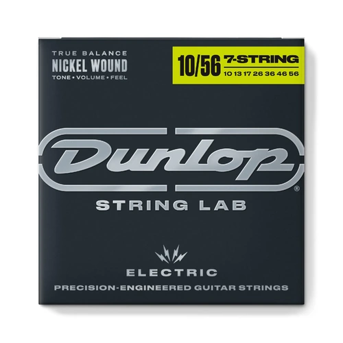 Jim Dunlop DEN1056 7-String Medium Nickel Wound Electric Guitar Strings 10-56