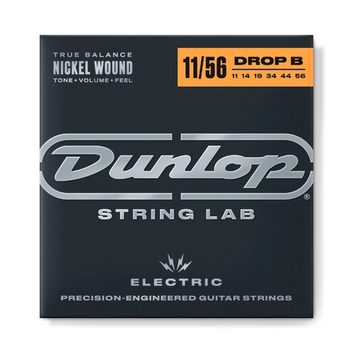 Jim Dunlop Dunlop Drop B 11-56 Electric Guitar Strings - Nickel Wound Extra Heavy