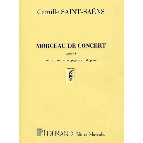 Saint-Saens Concertpiece Op. 94 for French Horn and Piano
