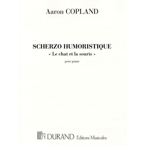 Copland - Cat And Mouse For Piano (Softcover Book)