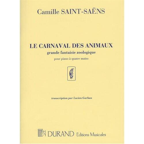 Carnival Of The Animals Piano Duet Book