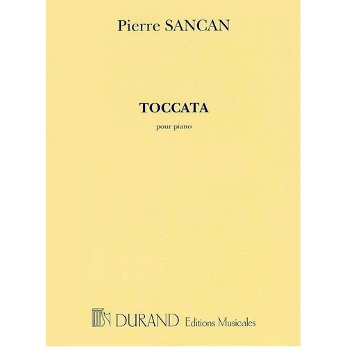 Sancan - Toccata for Piano, Advanced Level, Piano Solo, Durand Editions Musicales, 1 Page