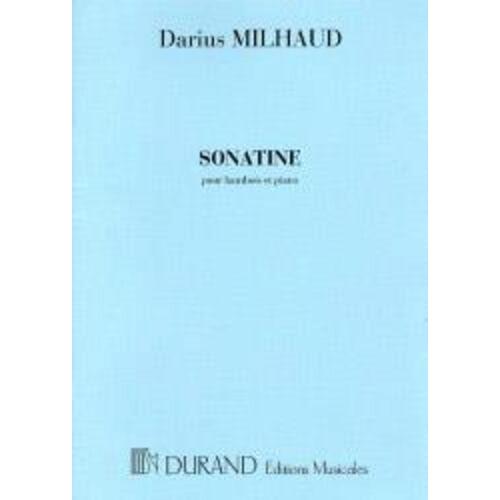 Milhaud - Sonatina Oboe/Piano (Softcover Book)