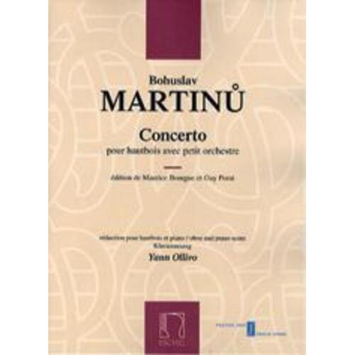 Martinu - Concerto Oboe/Piano (Softcover Book)