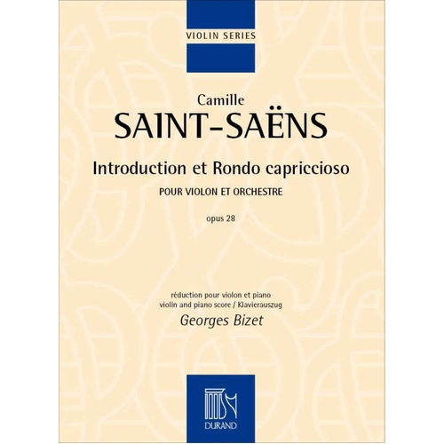Introduction and Rondo Capriccioso Op. 28 for Violin and Piano by Durand Editions Musicales