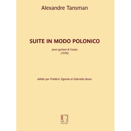 Suite In Modo Polonico Guitar And Harp Book