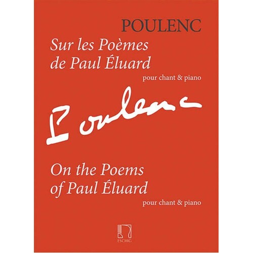On The Poems Of Paul Eluard Voice/Piano Book