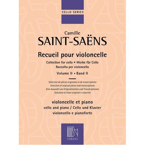 Saint Saens - Collection For Cello Vol 2 (Softcover Book)