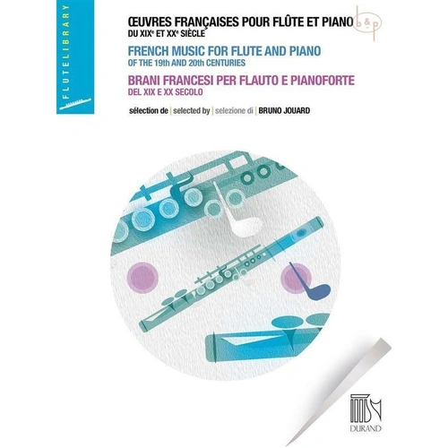 French Music Anthology for Flute and Piano - 120 Pages by Durand Editions Musicales