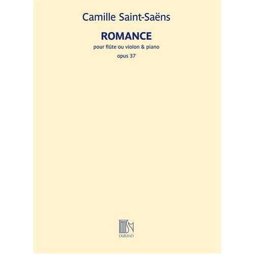 Saint-Saens - Romance Op 37 Flute Or Violin/Piano (Softcover Book)