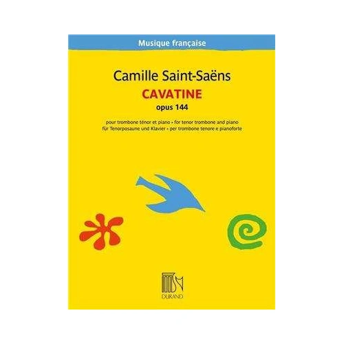 Saint-Saens Cavatine Op. 144 for Trombone and Piano, Durand Editions Musicales, 1 Page