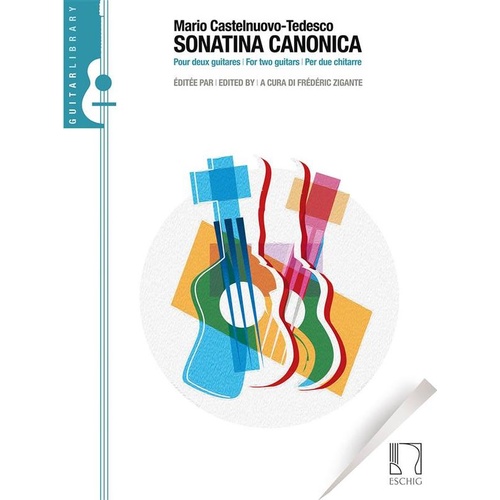 Sonatina Canonica For Two Guitars Book