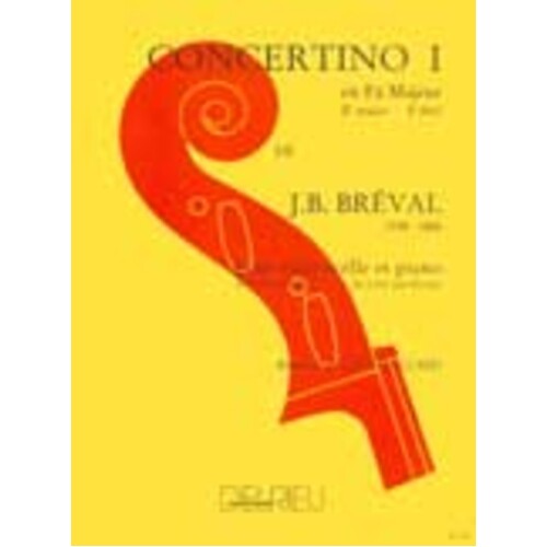 Breval - Concertino No 1 F Cello/Piano (Softcover Book)