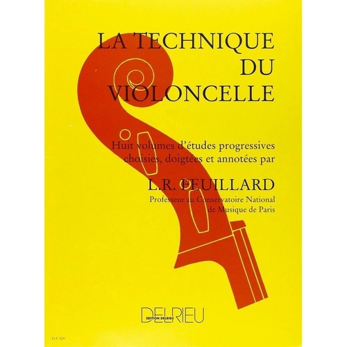 Feuillard Technique of Cello Vol 6 - Cello Solo by Delrieu