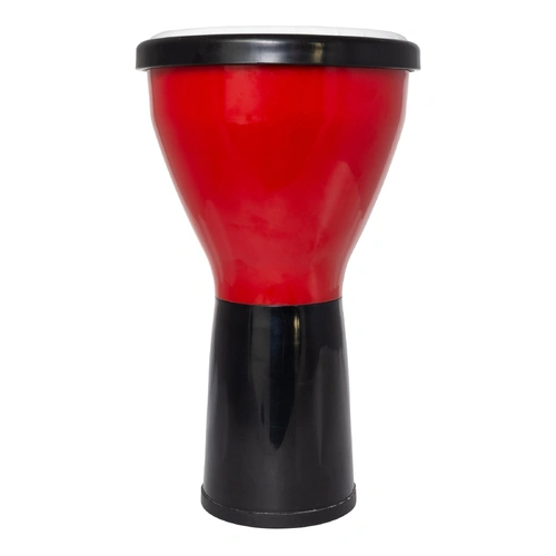 Drumfire 8" Kids Djembe with Synthetic Head and Padded Gig Bag (Red/Black)