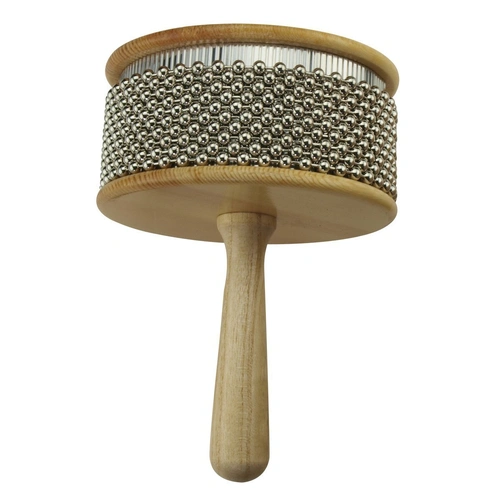 Drumfire DFP-CAB13-NGL 13cm Wood Cabasa with Metal Beads and Handle