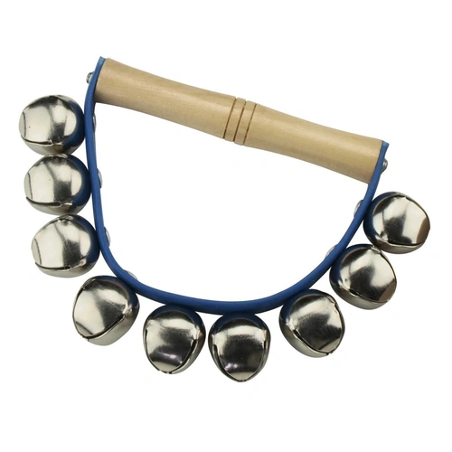 Drumfire DFP-HB9-NGL Hand Bells - 9 Bells on Wooden Handle