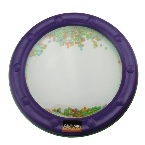 Drumfire 10" Ocean Drum DFP-POD10-PUR with Coloured Beads - Purple